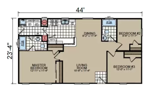 AF-2444A-Floor Plan