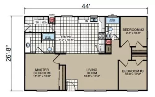 AF-2844C-Floor Plan