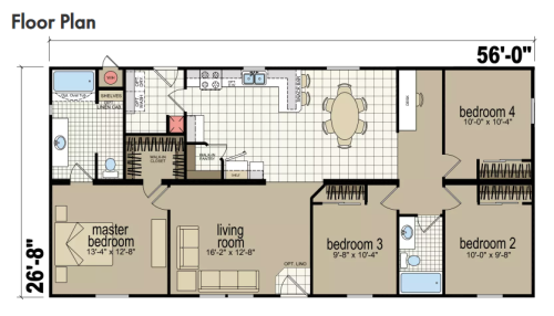 Creekside-Manor-4563S-4BR-Floor-Plan